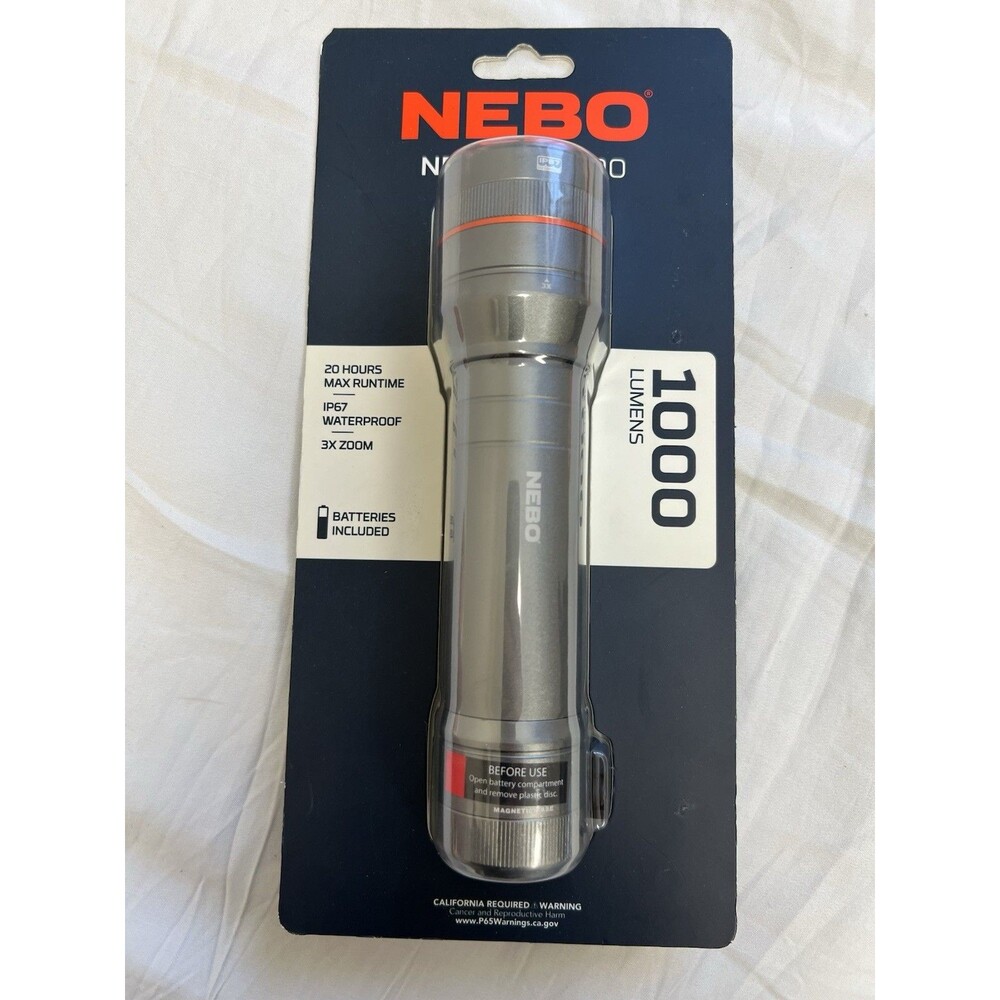 NEW NEBO NEB-FLT-0018 DAVINCI 1000 ALUMINUM Flashlight 1000 Lumens